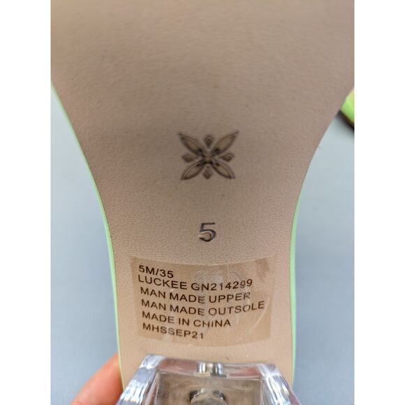 BCBGeneration Women's LUCKEE Mule, Butterfly, Open Toe, GN214299, Size US 5M - Picture 8 of 8